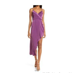 NWT Lulus Asymmetrical Purple Dress - Small